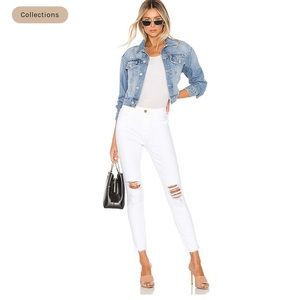 FRAME Le High Skinny Crop in Size26